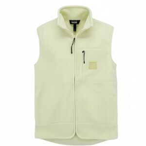 NWT Rains Women’s Teens Fleece Vest Color Straw/Light Yellow - Size Medium